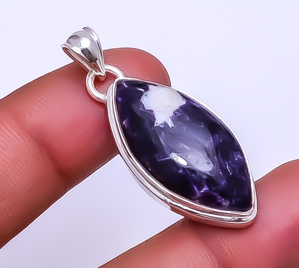 Lepidolite – San Diego 925 Sterling Silver Jewelry Pendant 1.64″ P_9359_148_41