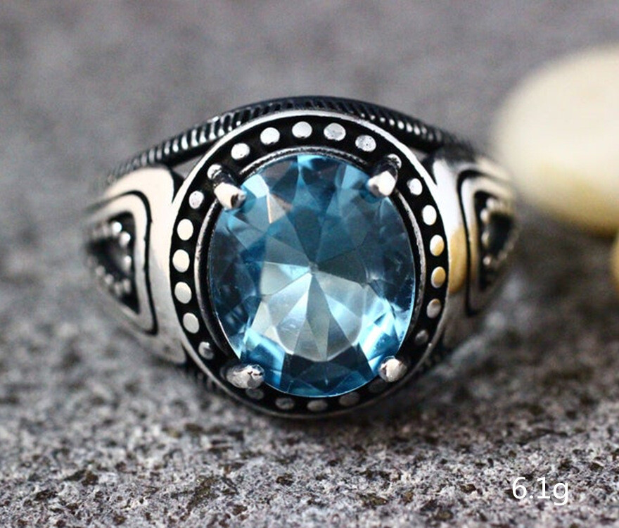 20pcs Wholesale Lots Jewelry Mixed Turquoise Stone Silver P Lady’s Rings