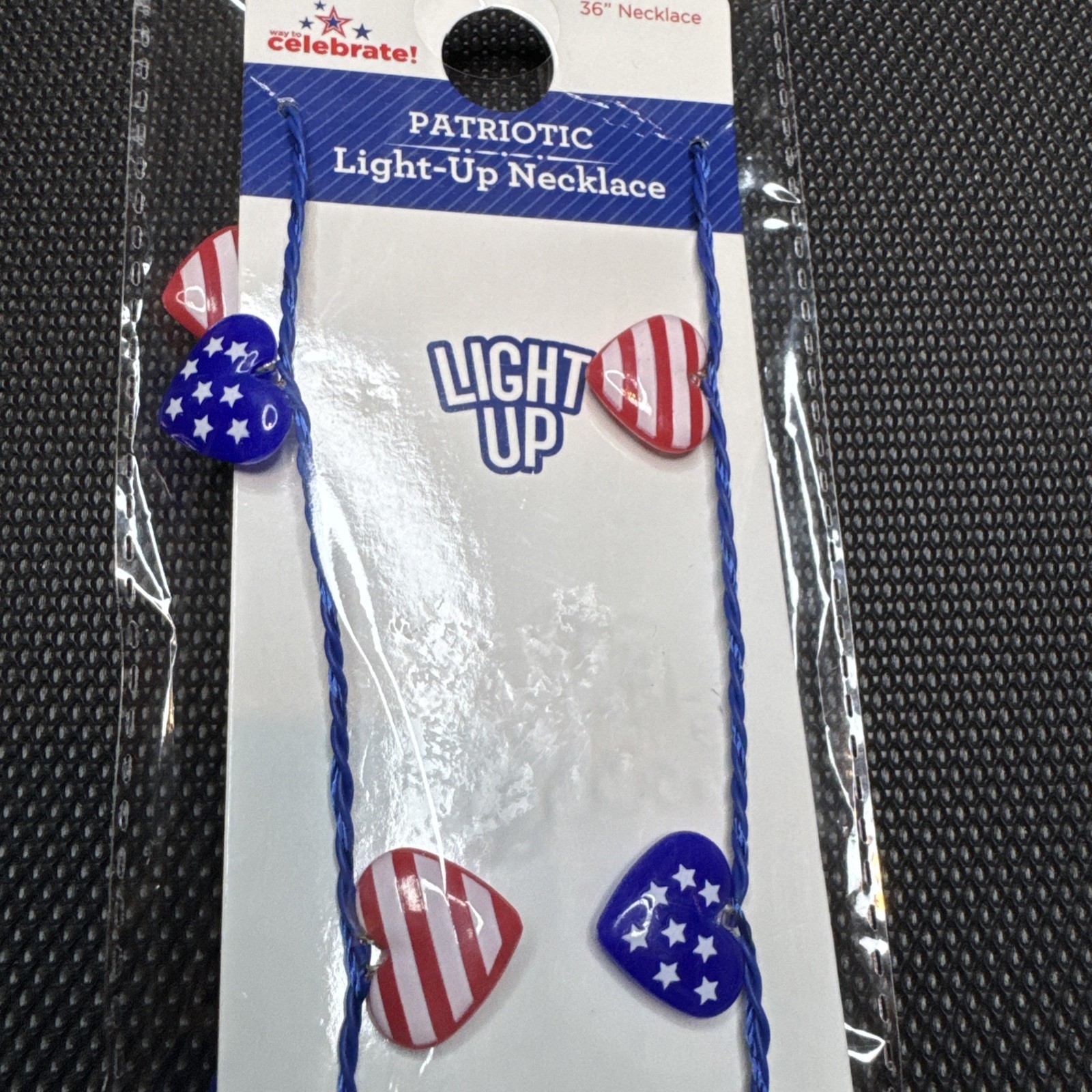 Patriotic Light Up 36in Necklaces Set Of 3