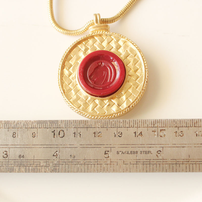 New 16″ Chicos Round Tag Pendant Necklace Short Gift Fashion Women Party Jewelry