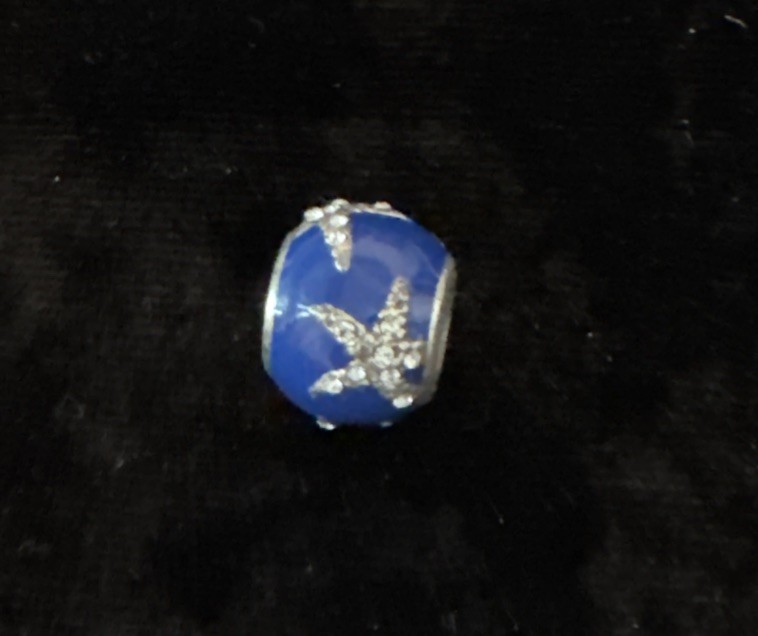 Brighton Blue AHOY STARFISH Bead NWOT List $23 J9767G
