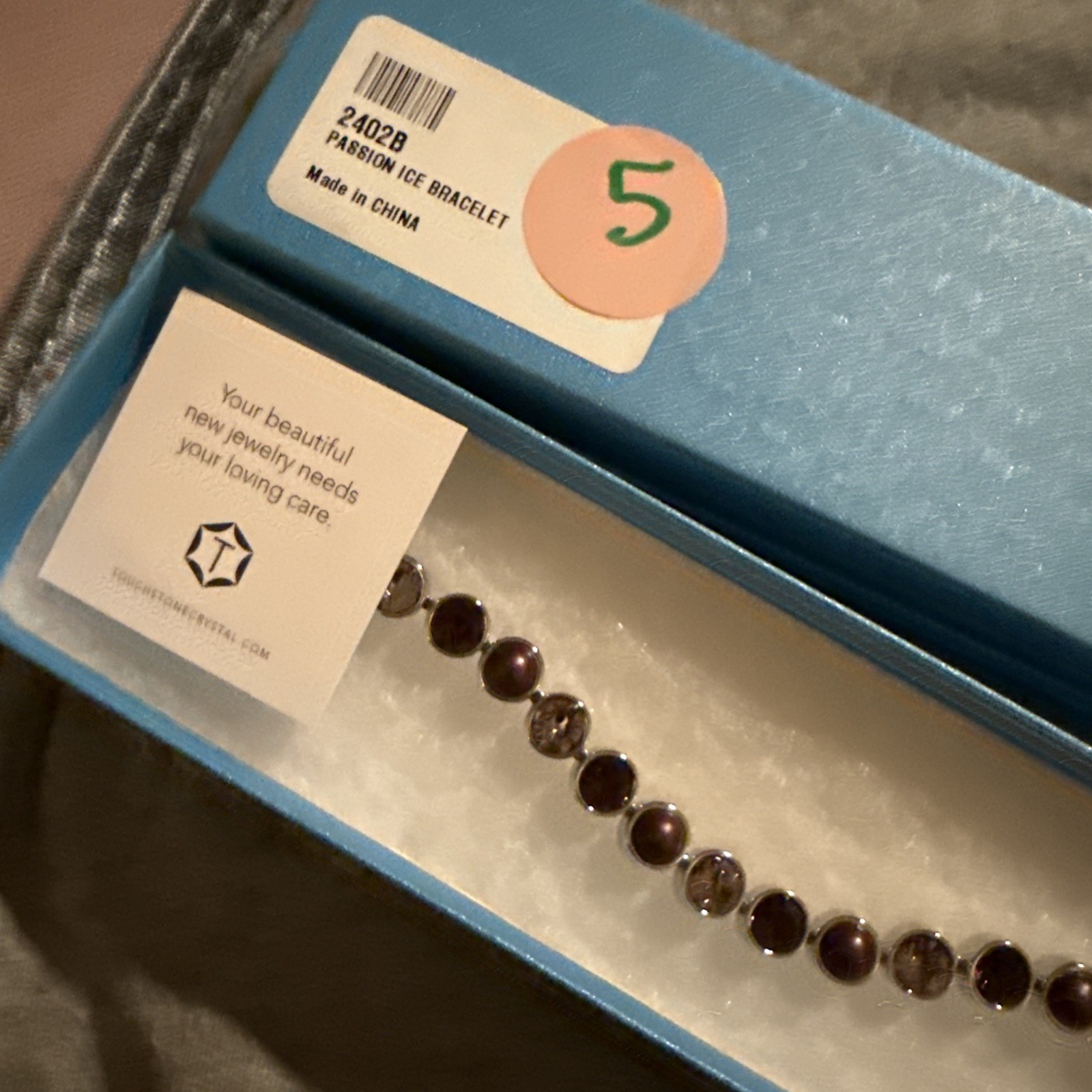 Touchstone Swarovski Passion Ice Bracelet