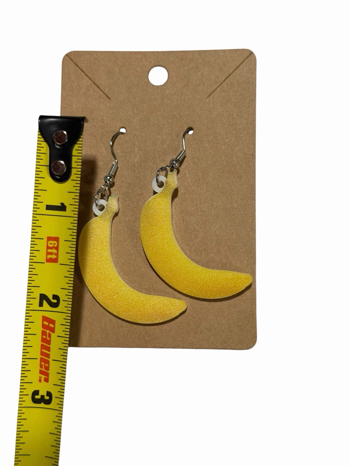 NEW Novelty Fashion EARRINGS banana fruit food