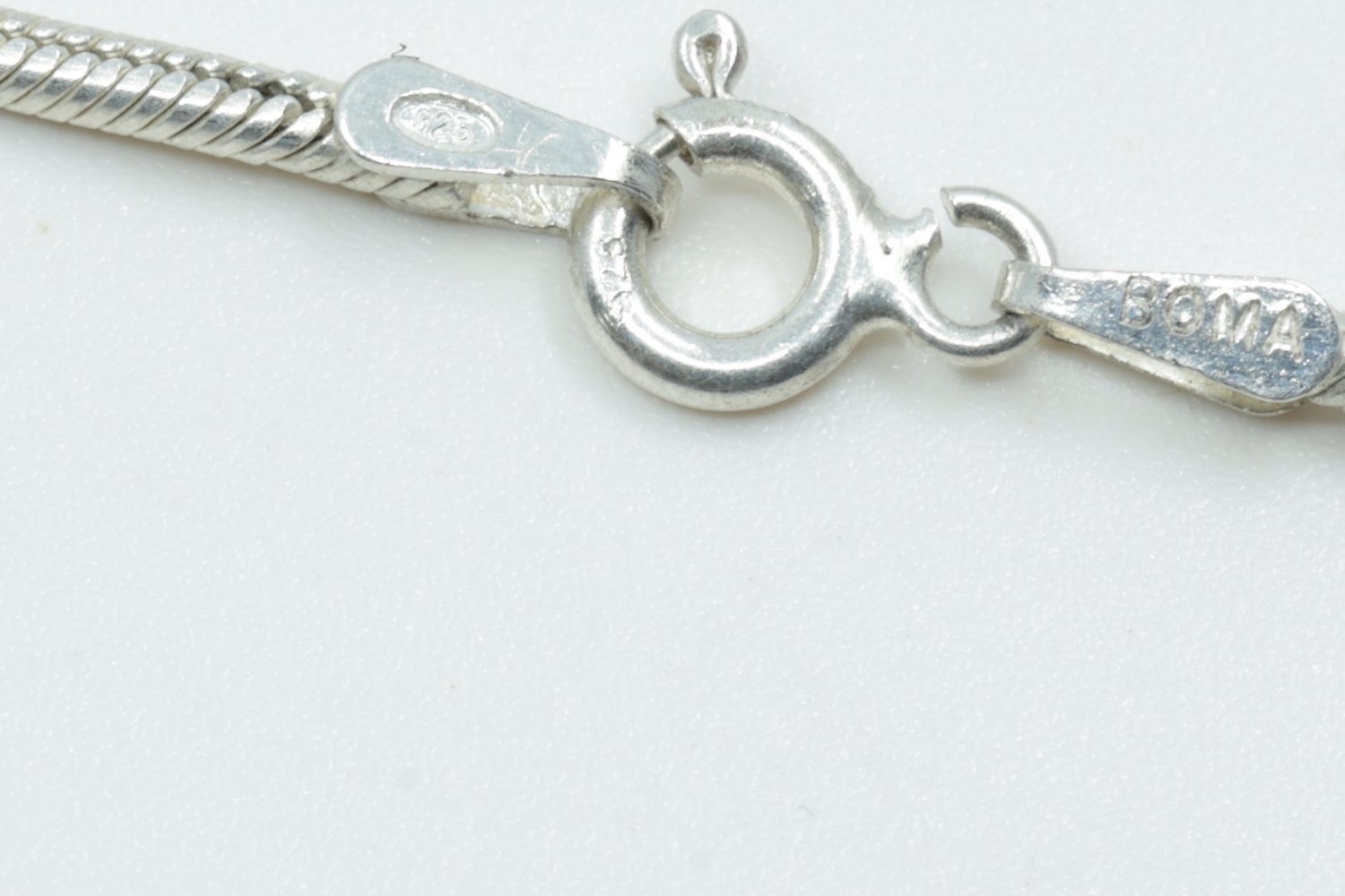 Sterling Silver Multi Gemstone Slide Pendant Necklace 16″ Snake Chain 925