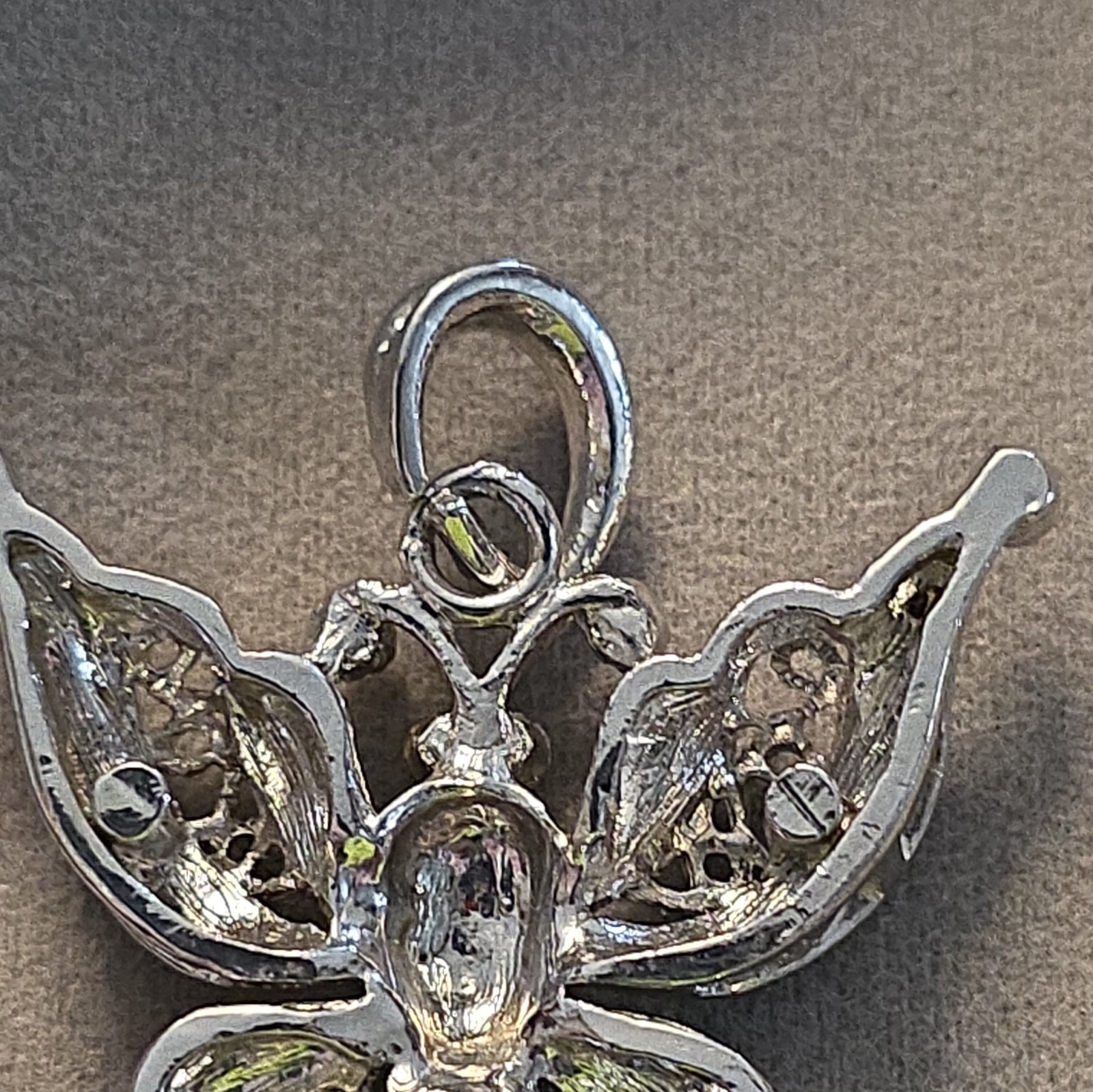 Purple butterfly pendant, regular necklaces