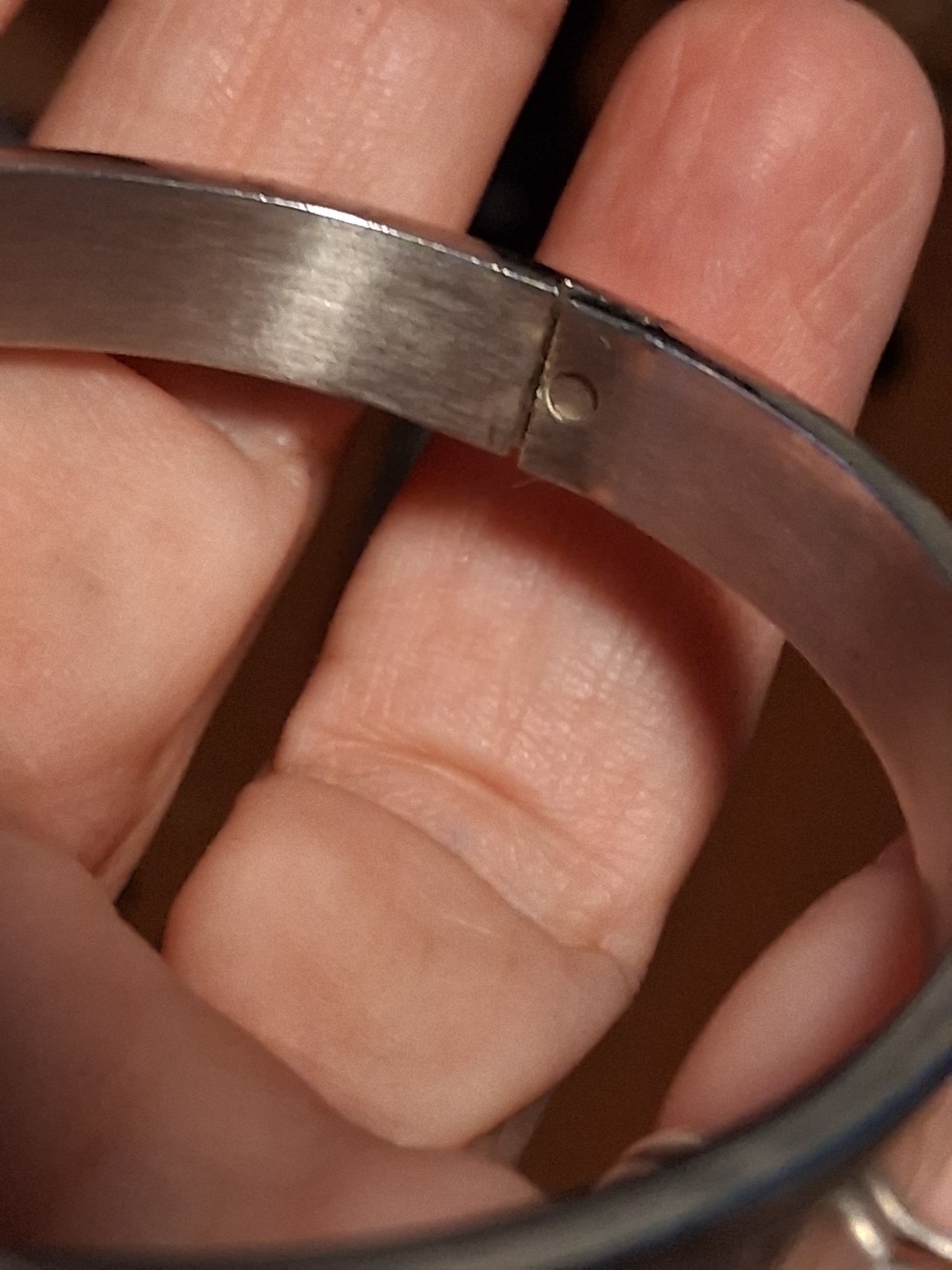 Stainless Steel Roman Numeral Hinged Bracelet For Men Women