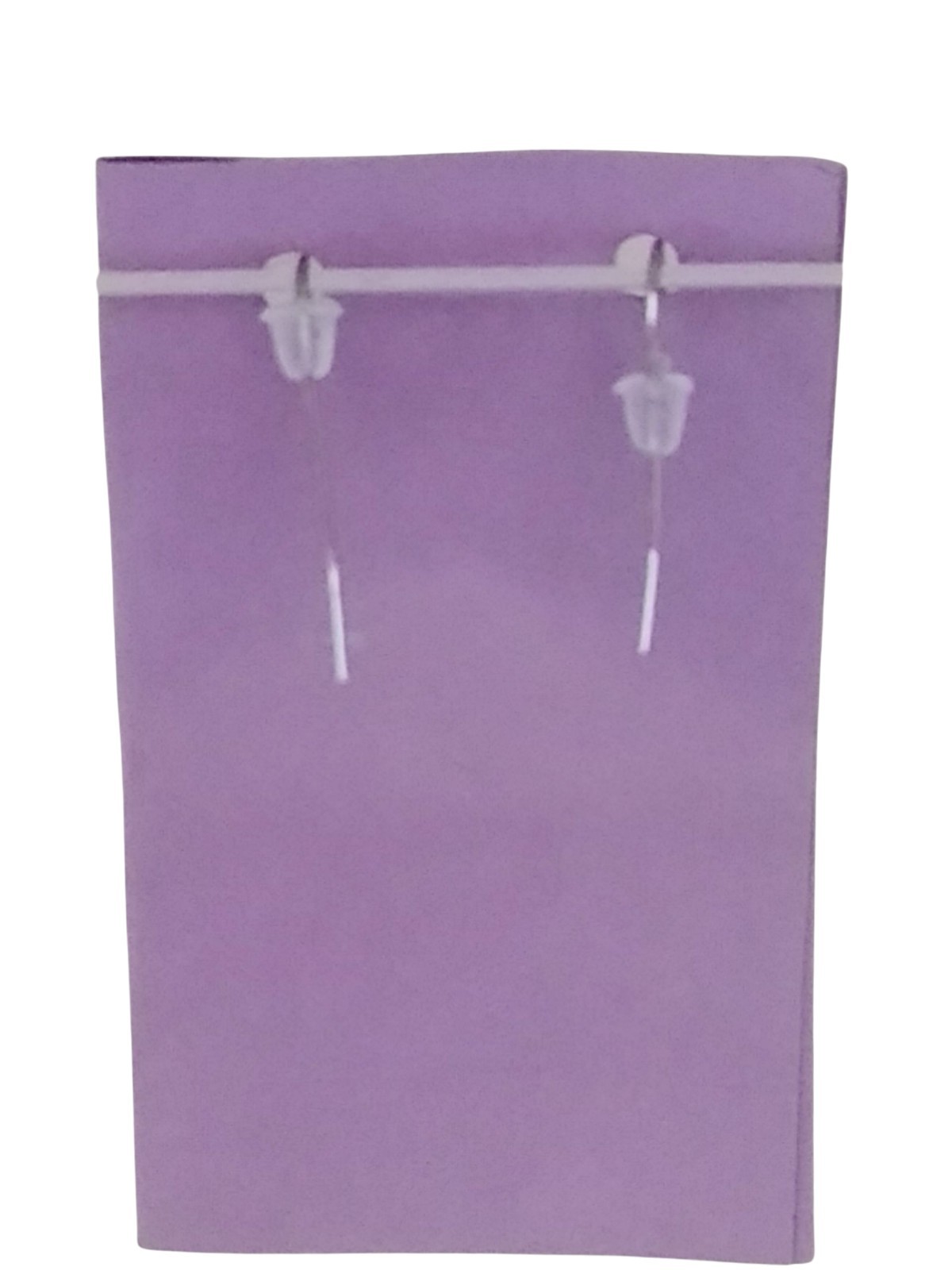 Handcrafted IRRIDESCENT BEADS SILVERTONE FLOWERS Double-Sided Dangle Earrings