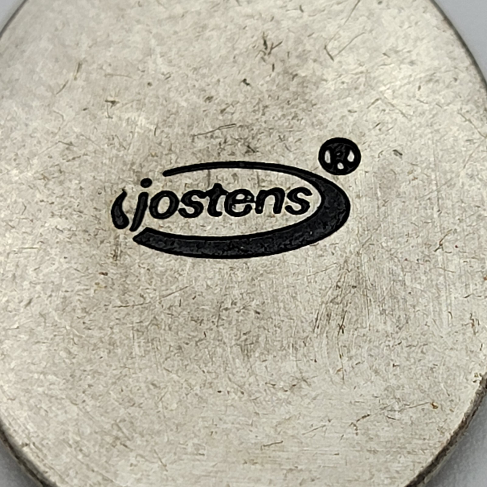 JOSTENS SENIOR Rhinestone Crystal Accents Antiqued Silver Tone Pendant 1.25 Inch