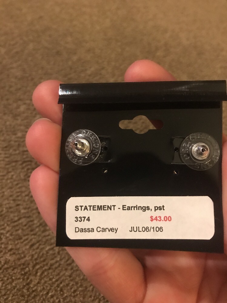 Premier Designs “Statement” Silver/Pink Toned Earrings $43 (DC)