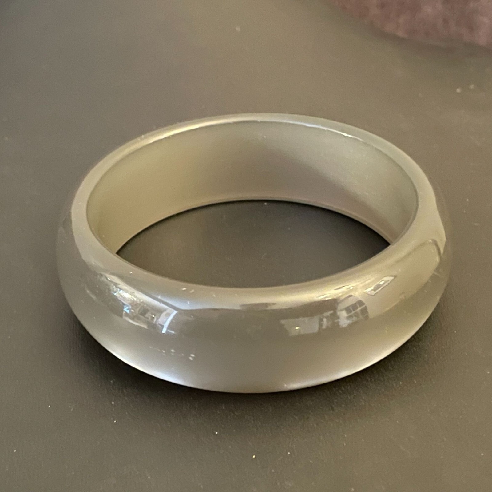 Chunky Wide Round Bangle Bracelet College Casual Gift Everyday Elegant