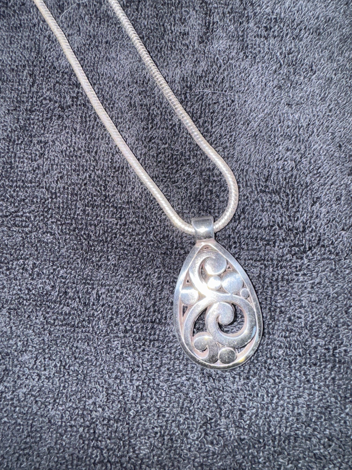 Brighton Silver Contempo Scroll Necklace Bracelet and Earrings Set