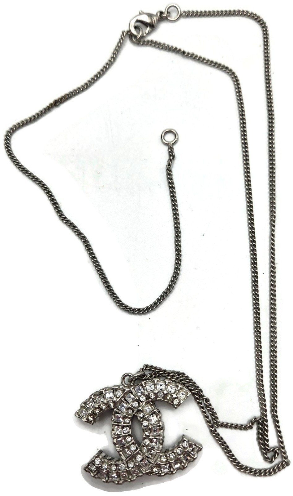 CoCo Chanel Crystal Pendant Necklace Chanel France Vintage Fashion Jewelry