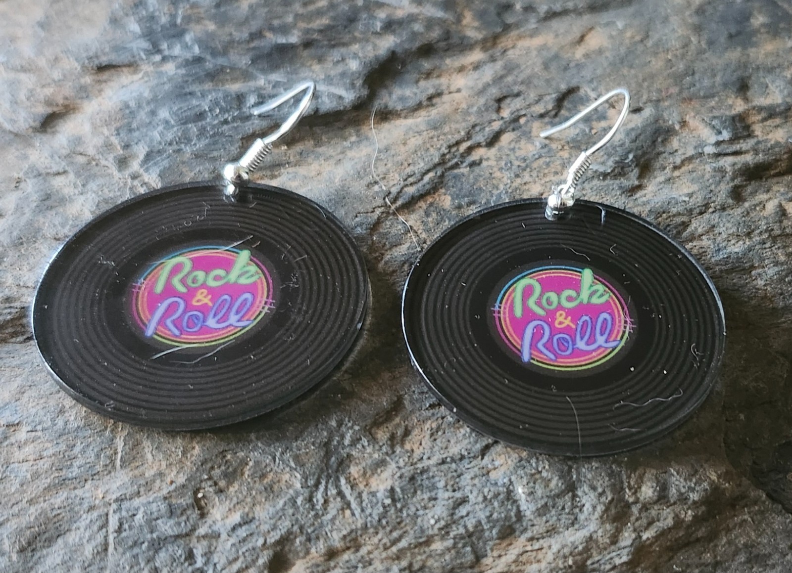 Record Earrings, LP Record Earrings, Novelty Earrings, Hypo Allergenic
