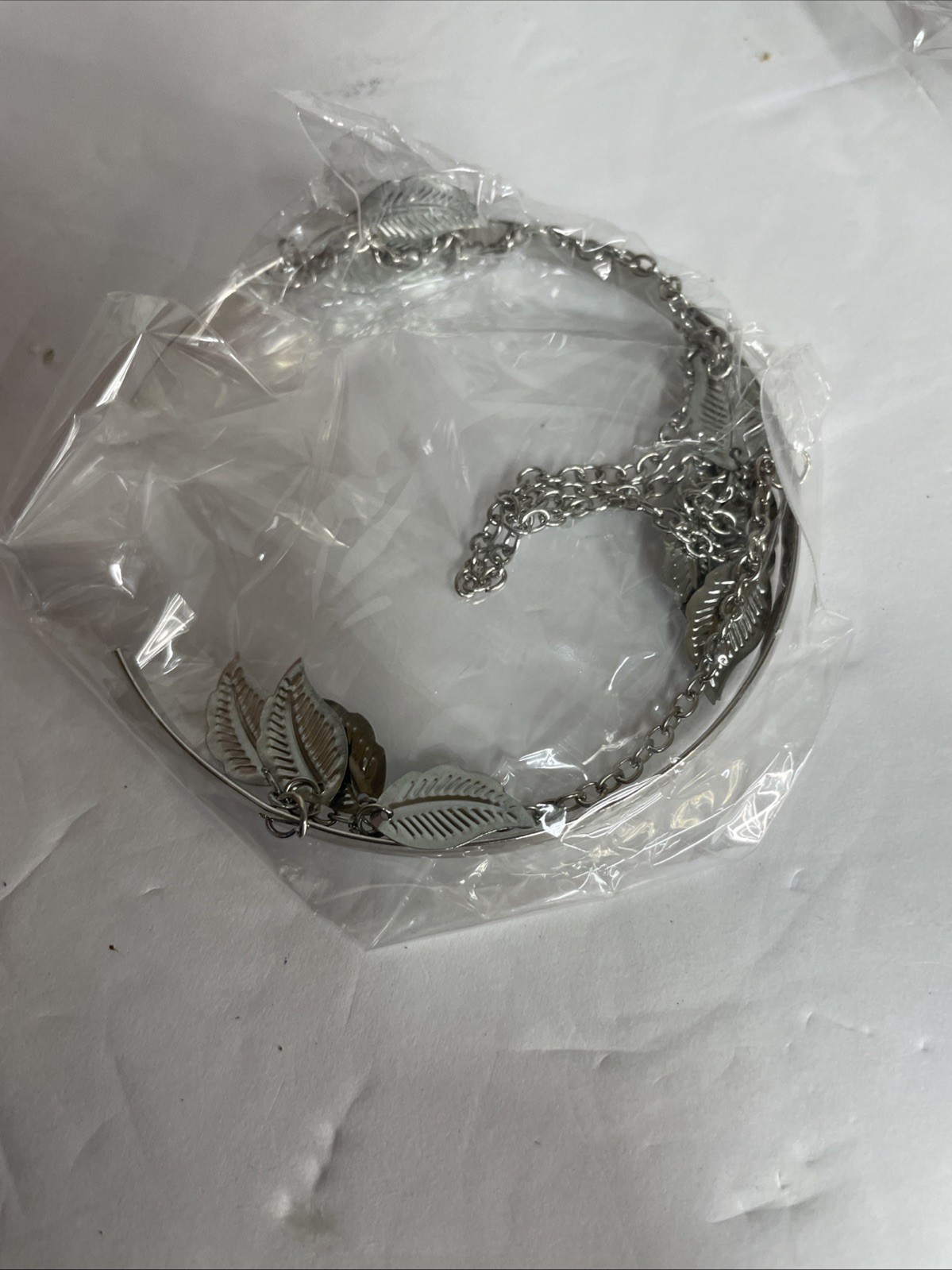 10 Bangle Silver Toned Bracelets Stackable Adjustable Alloy