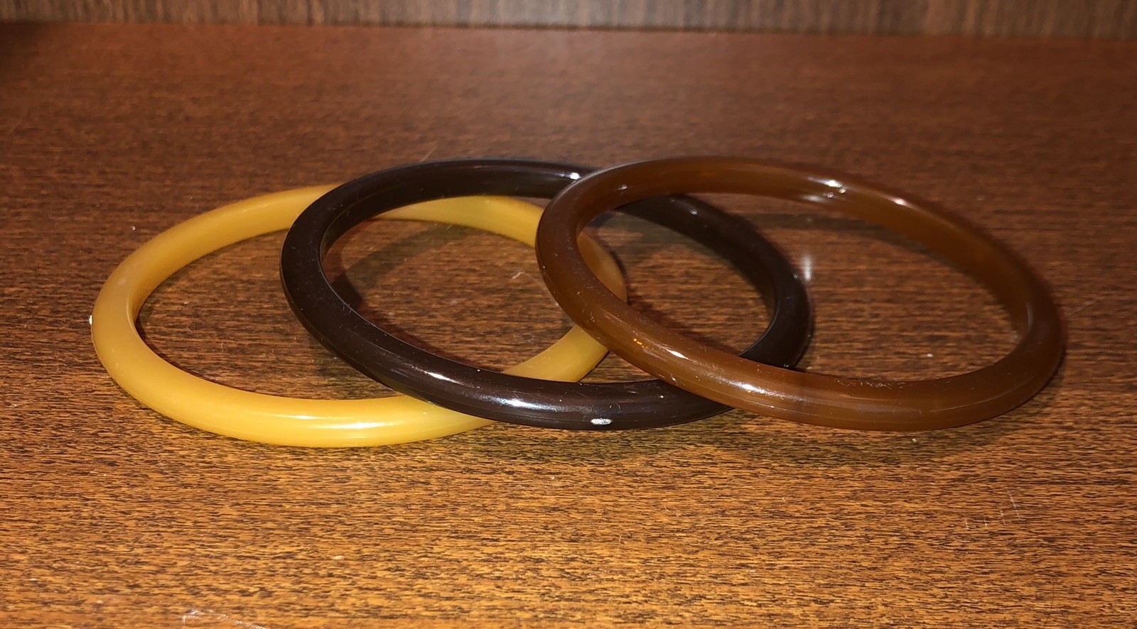 Vintage Chunky Bangle Bracelet Lot Of 12 Mixed Materials