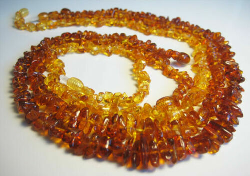 3 – Natural Beautiful Baltic Amber Necklace 35 g. !!!