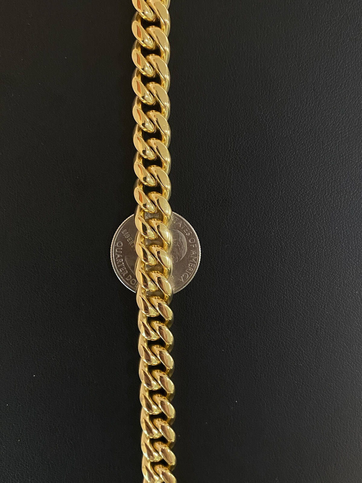 Miami Cuban Link Bracelet 18k Gold Vermeil Stainless Mens Hip Hop Bracelet 12mm