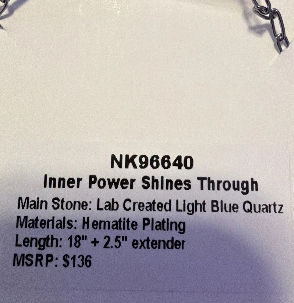 Bomb Party Necklace NK96640 “Inner Power Shines Through” 🌸 Original Collection