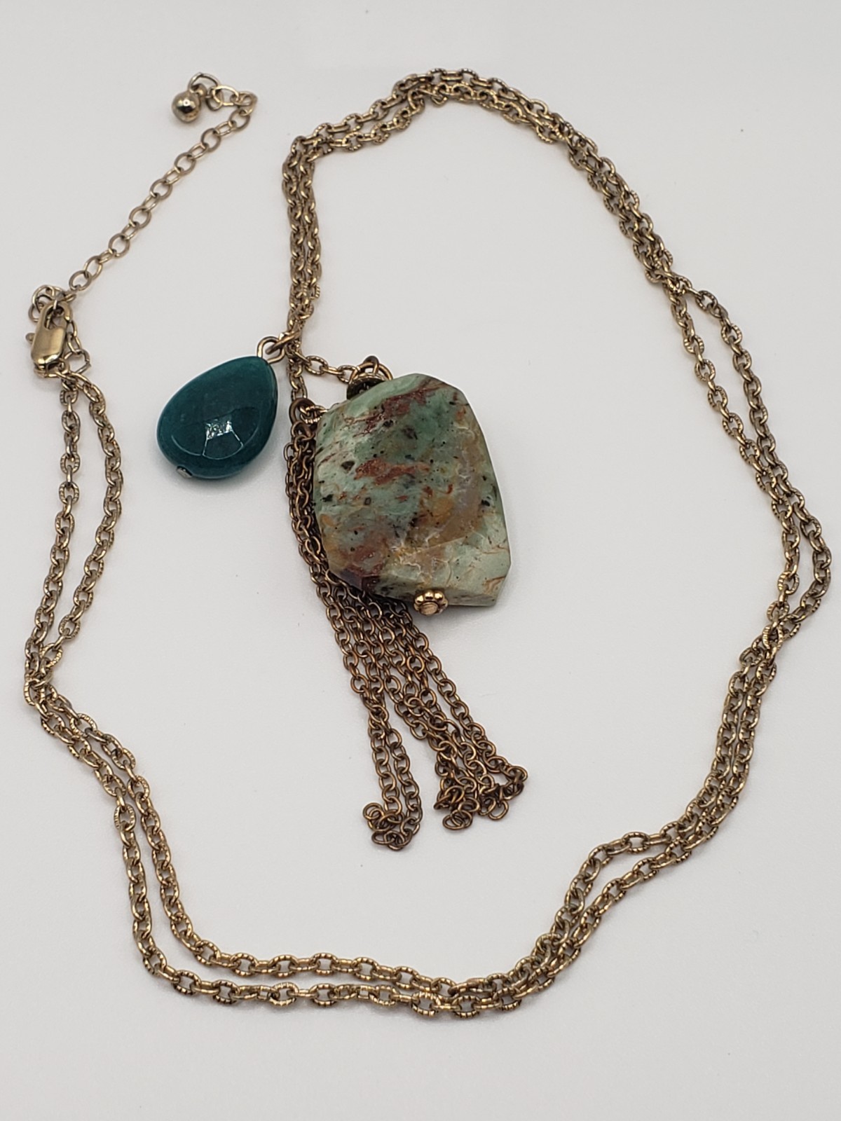 Nature-Inspired Jewelry Lot: Genuine Agate & Amethyst Tree of Life Necklaces