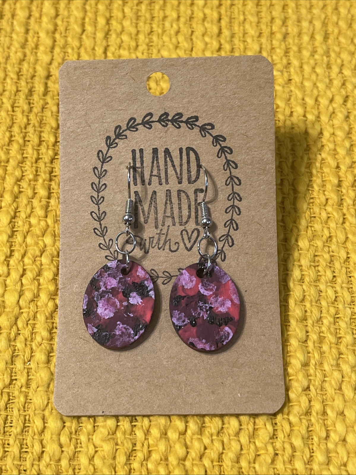 Small Pink Earrings NEW