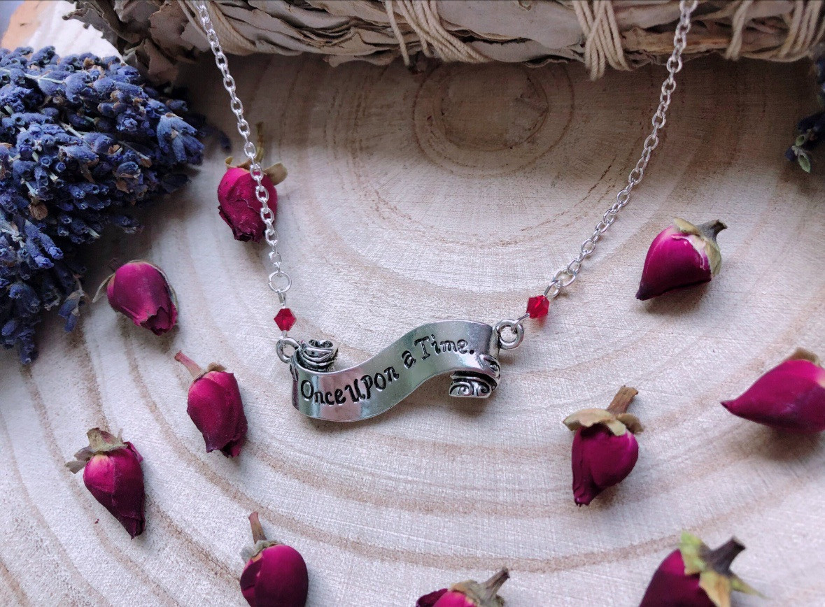Once Upon A Time Necklace OUAT Gothic Fairytale Goth Necklace Gothic Jewellery