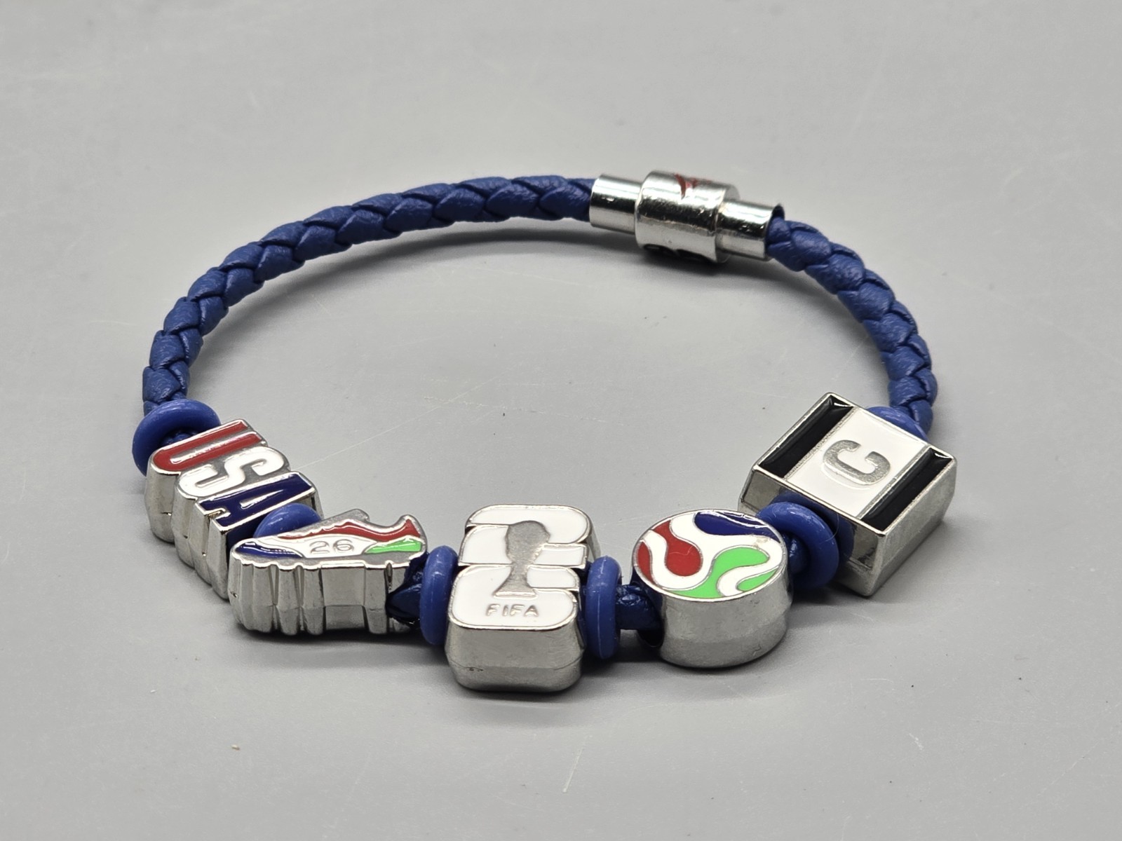 FIFA World Cup 2026 Bank Of America USA Fan US Team Charm Bracelet Collectible