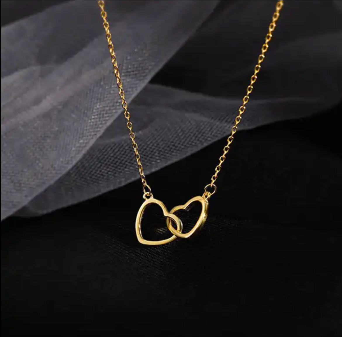 Heart Necklace Silver Gold Birthday/Anniversary Gift Wife/Girlfriend/Soulmate