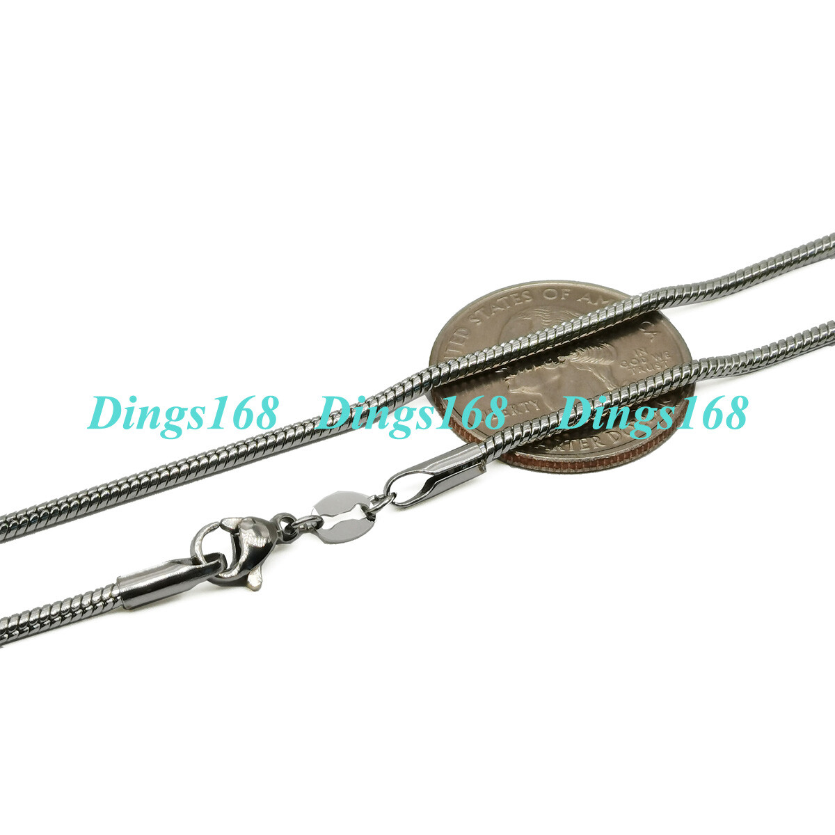 Real 925 Sterling Silver Tarnish-Free 1.2mm 18 inch Italian Snake Chain Necklace
