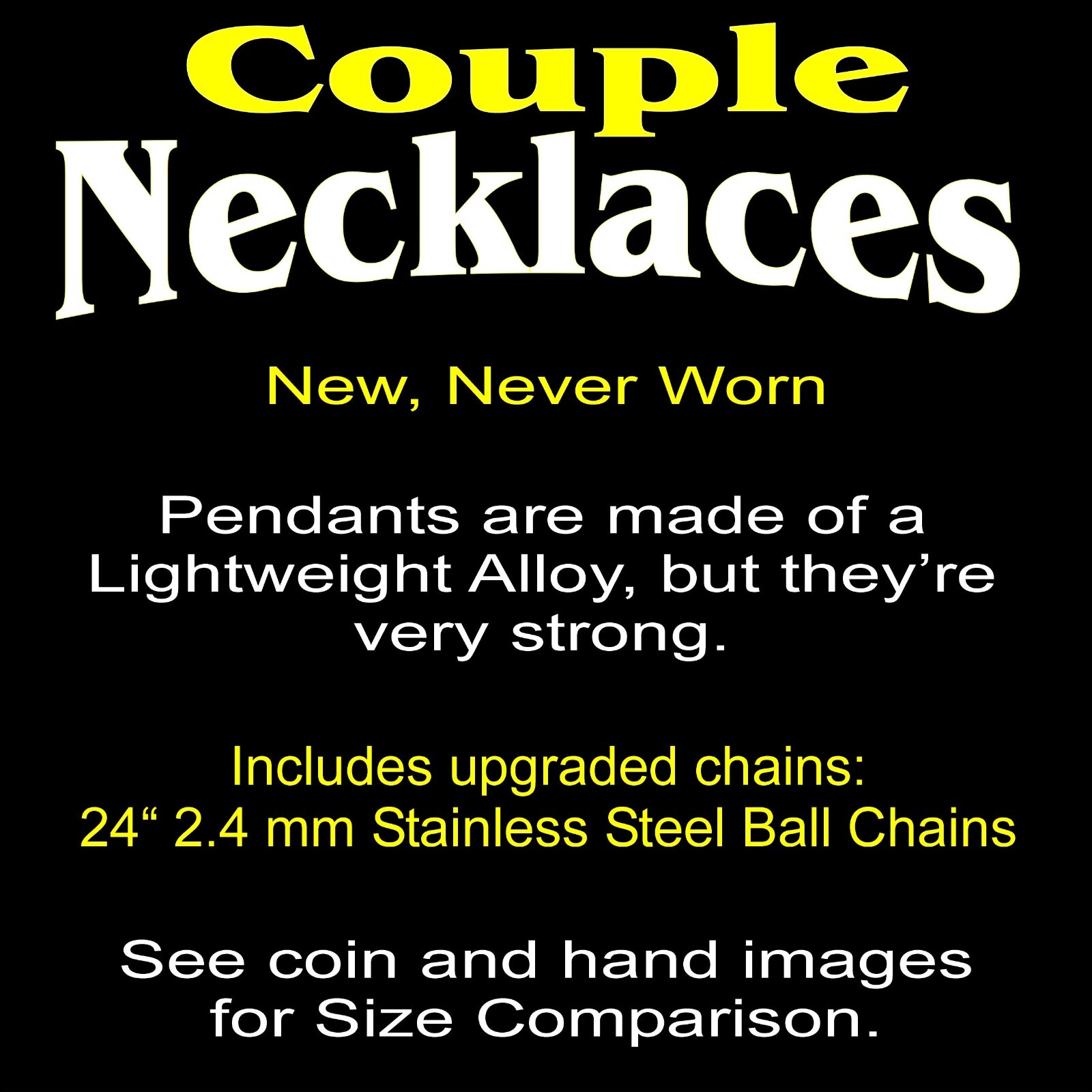 Couple Necklaces Stainless Chains New Goth Pendants Gothic Bat Wings Heart