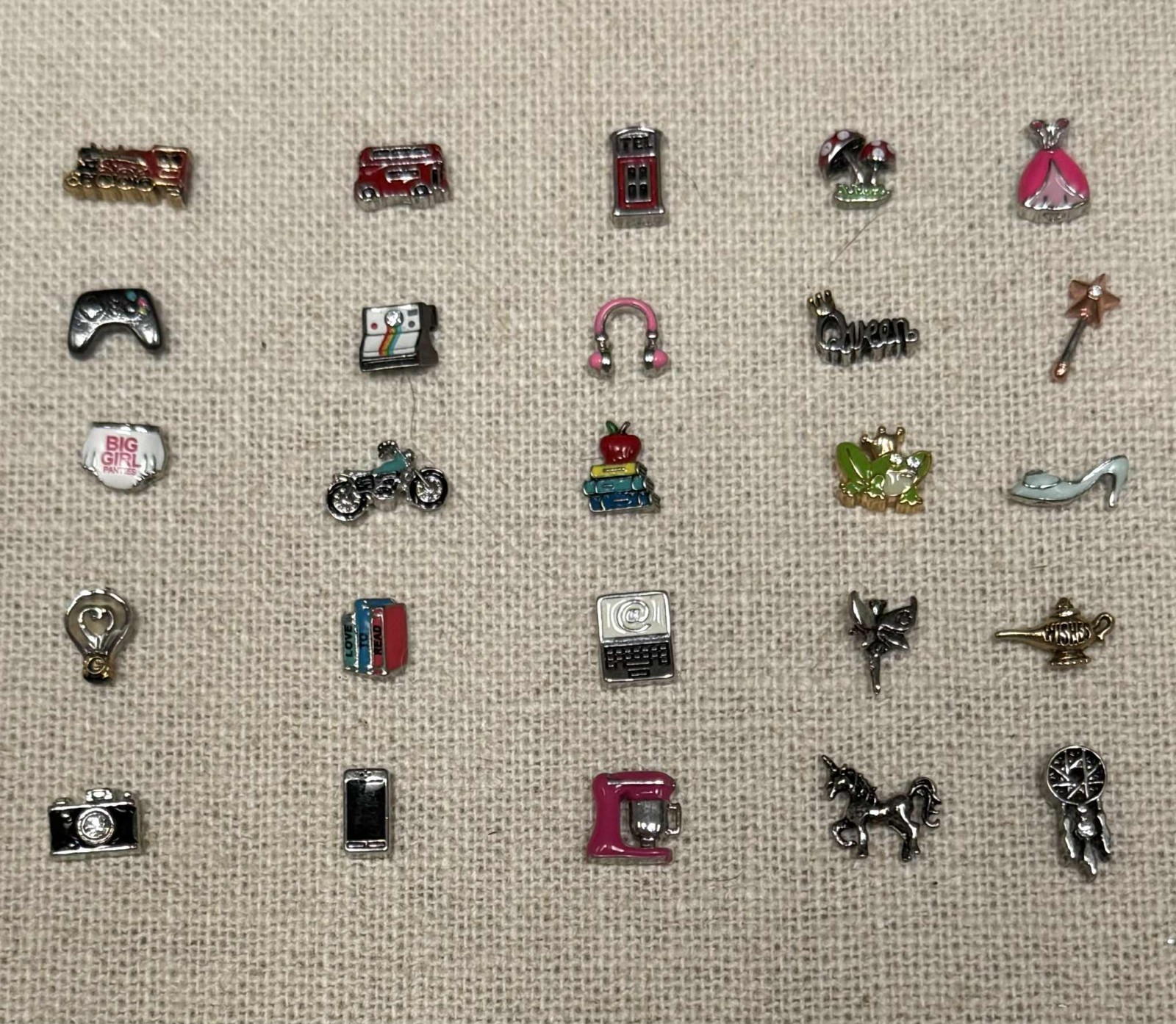 Authentic Origami Owl CHARMS HTF HOBBIES Fairytale Etc.., NEW