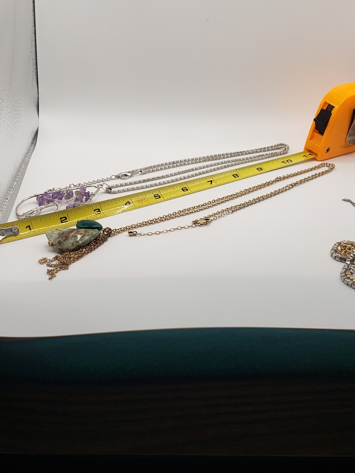 Nature-Inspired Jewelry Lot: Genuine Agate & Amethyst Tree of Life Necklaces