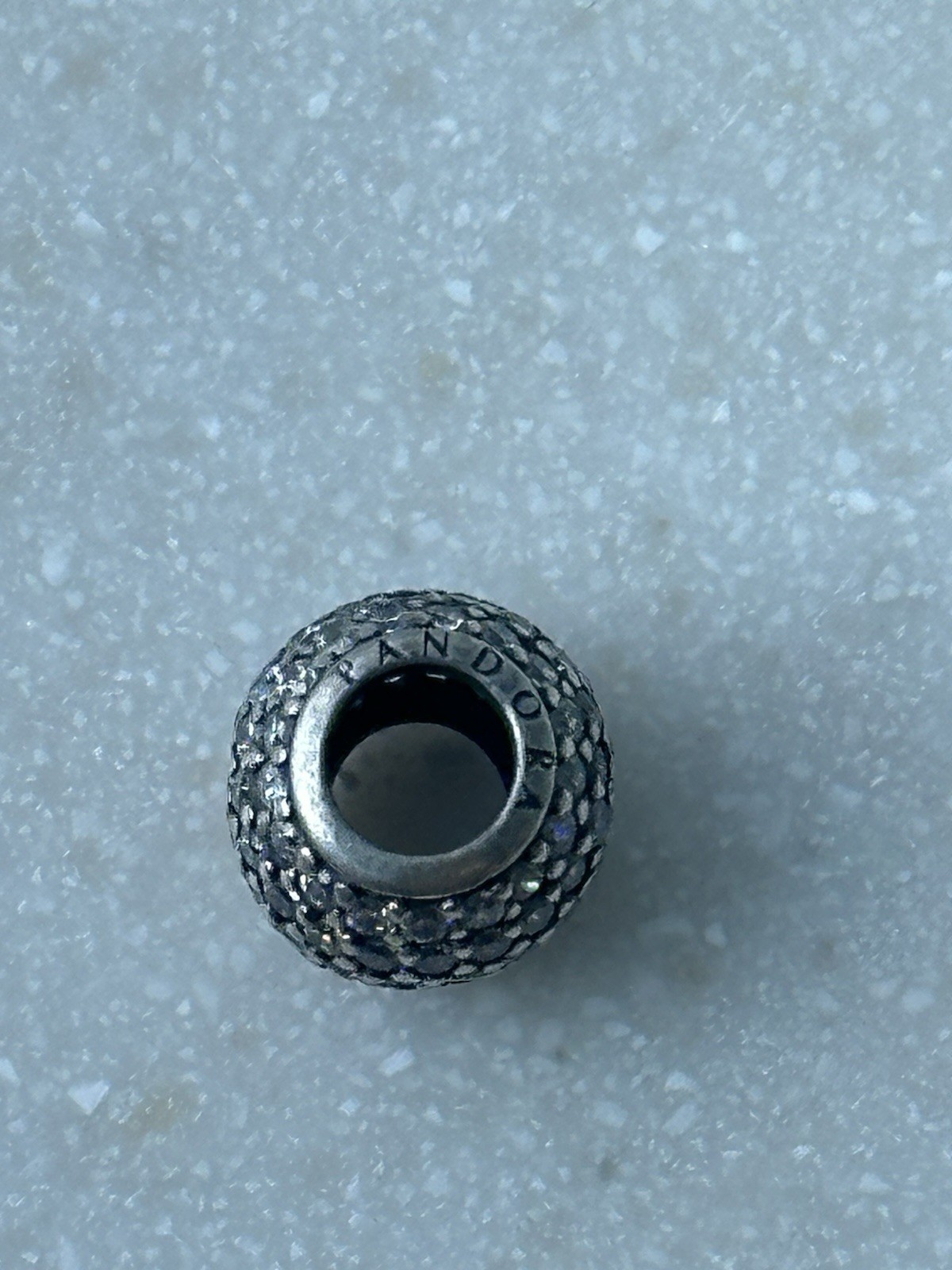 Authentic Retired Pandora Pave Lights Charm 791051cz Silver 92.5