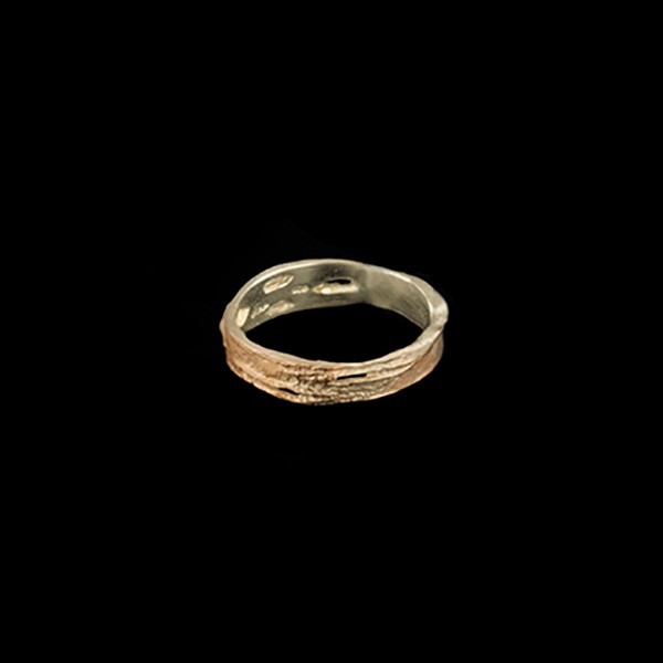 MICHAEL MICHAUD Wide Birch Bark Ring SPECIFY SIZE 5,6,7,8,9,10,11 #8362