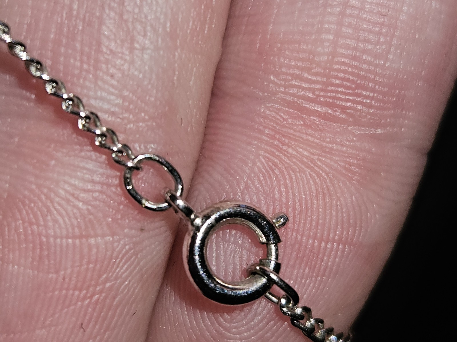 Heart Clear Crystal Pavé Pendant Necklace 18in Cable Chain Spring Ring