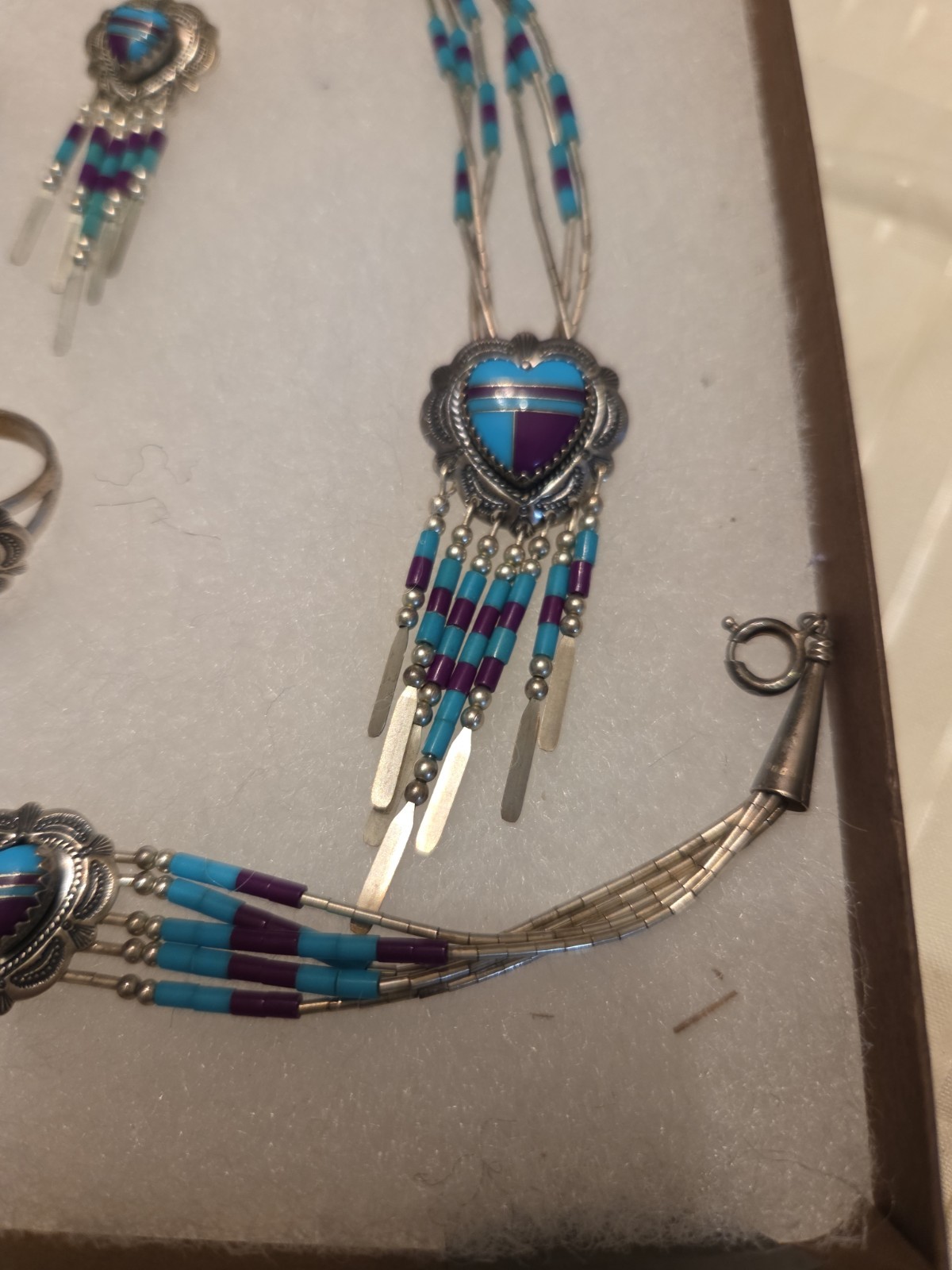 Liquid Silver Indian Morning Sun Jewelry Set