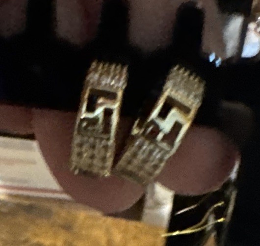 Gold Tone Huggie Hoop Earrings Hinged Snap Back Round Metal No Stone