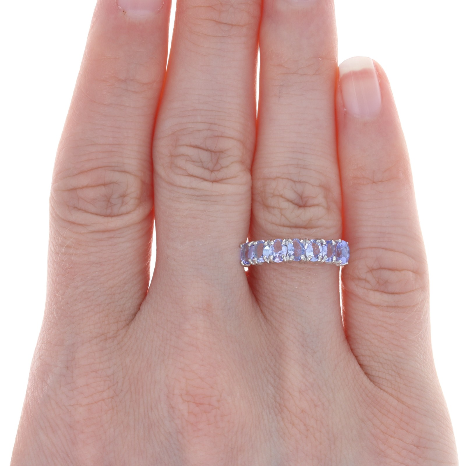 NEW Tanzanite Ring – Sterling Silver 925 Oval Cut .97ctw Size 7