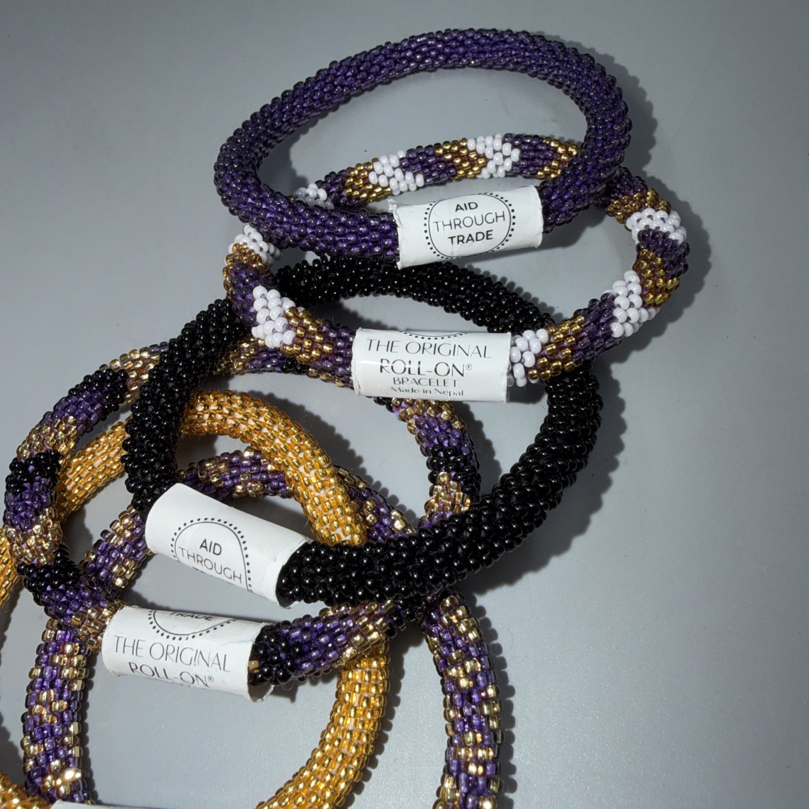 AID Through Trade- Roll-On® Bracelet- Set Of 6 – Made In Nepal