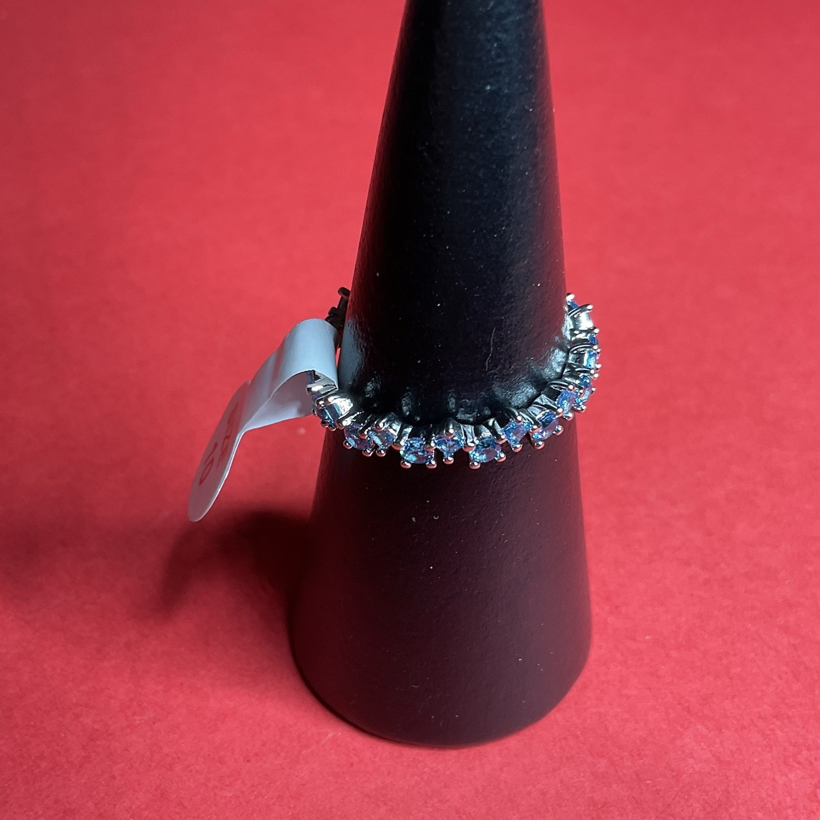 Bomb Party RBP5949 “Love on the Weekend” LC Spinel on Rhodium Size 10 Ring NWT