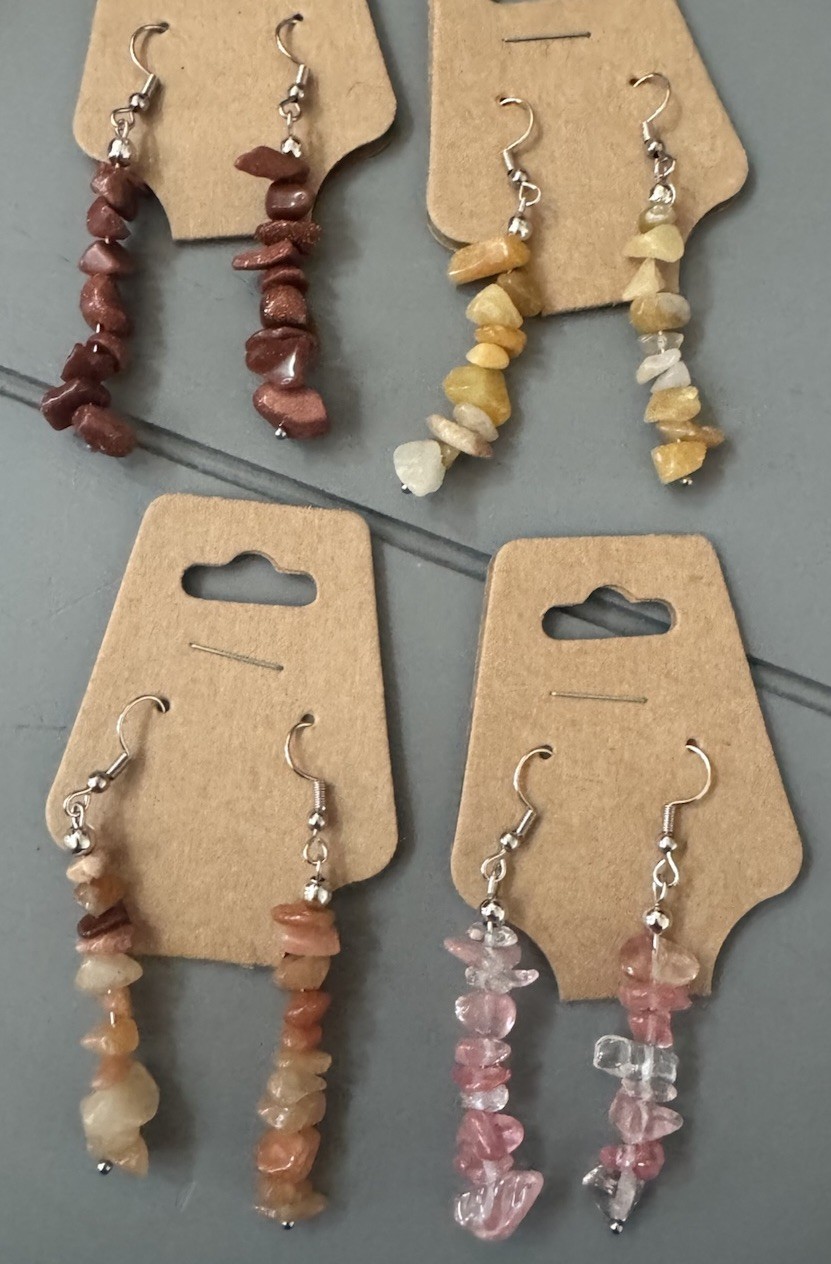 Bohemian Crystal Earrings Various Colors BOHO Fashion Earrings Jewelry