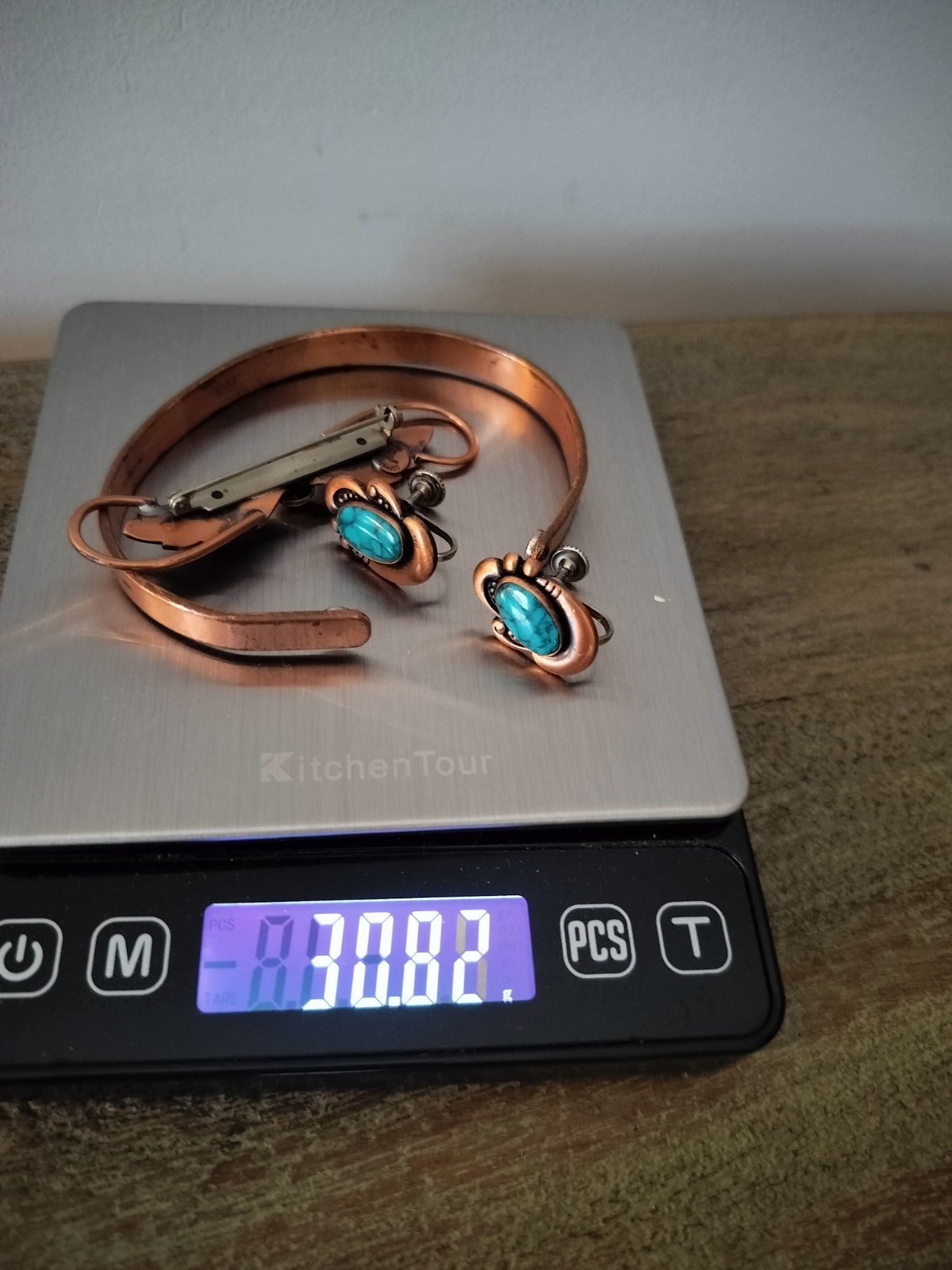 Pure Copper Pure Wrapped Designer Handmade Jewelry Bracelet Earring And Broch