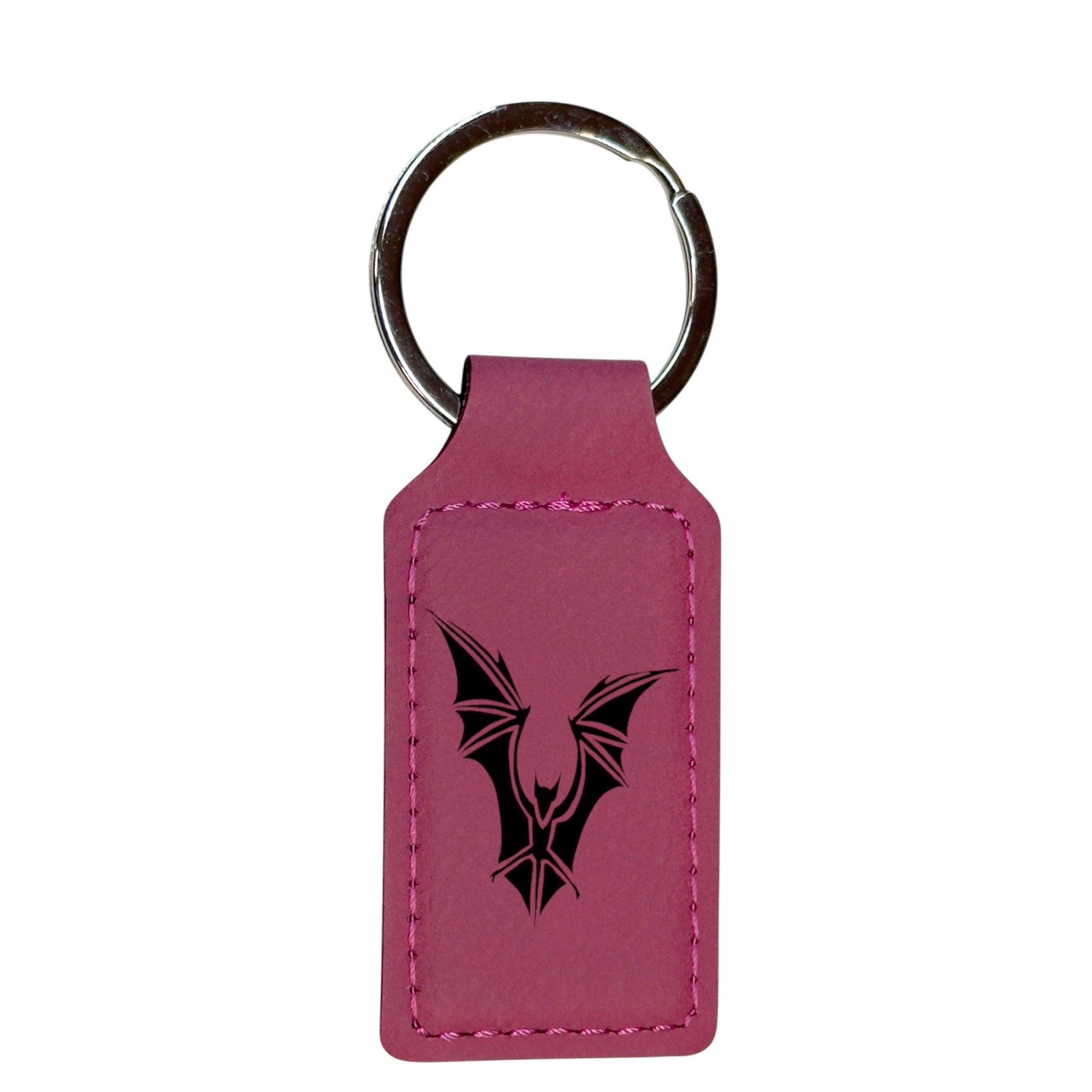 Keychain – Rectangle – The Bat – Leather