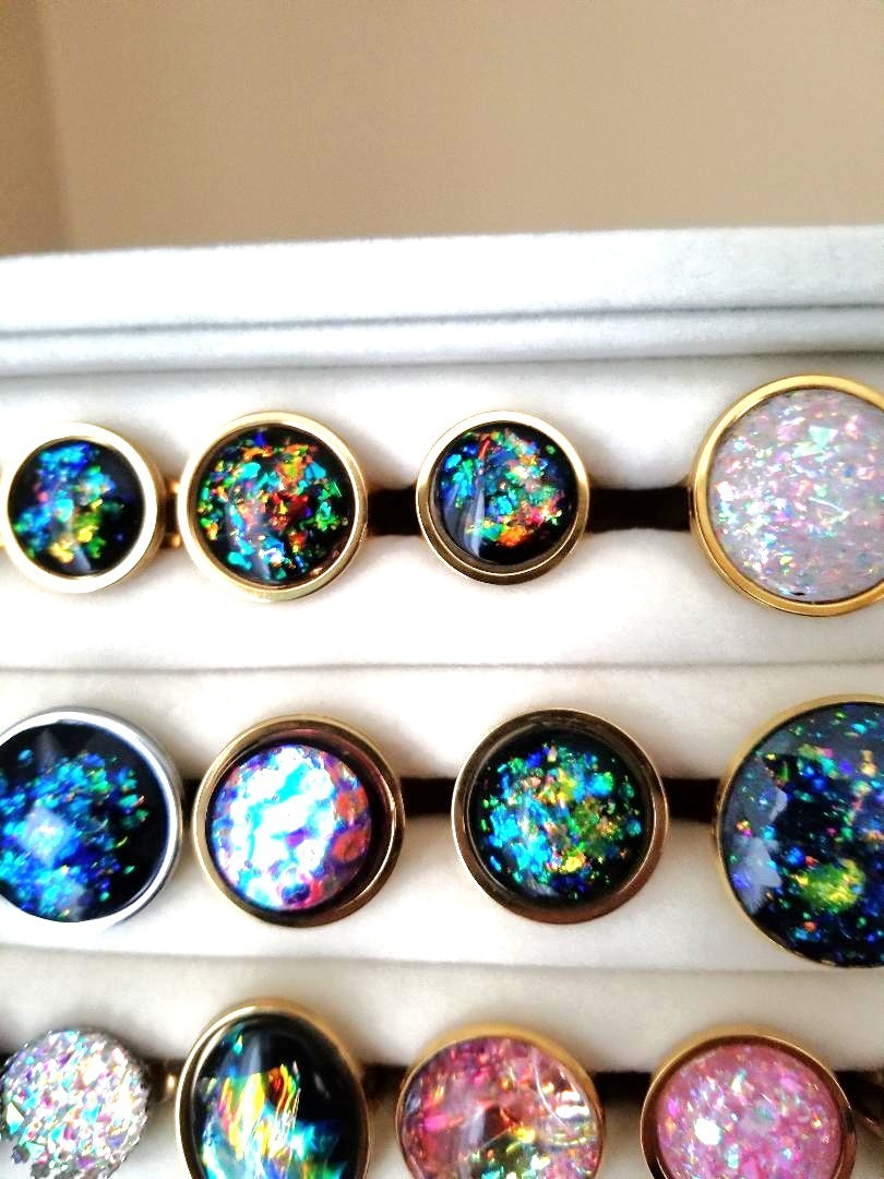 30 Ring Box – NEW Wholesale Rings in All Stainless-Steel with Adjustable Bands