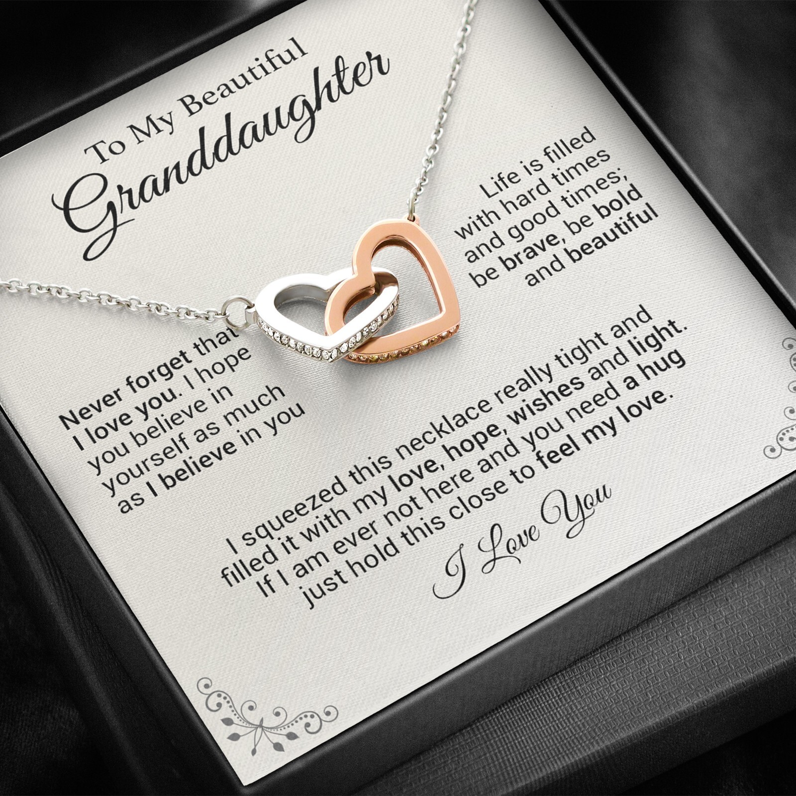 To My Granddaughter, Gift For Granddaughter, Granddaughter Gift from Grandma