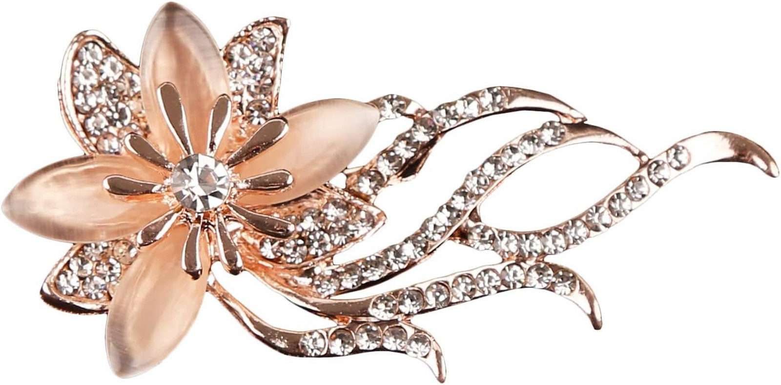 Pearl Diamond Brooch Pins for Dress Sweater Scarf, Wedding Party Decoration Birt