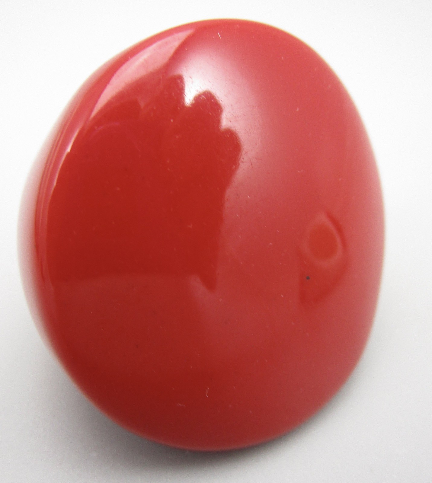 BOLD MARION GODART RED ROUND STATEMENT RING – FRANCE – SZ 9