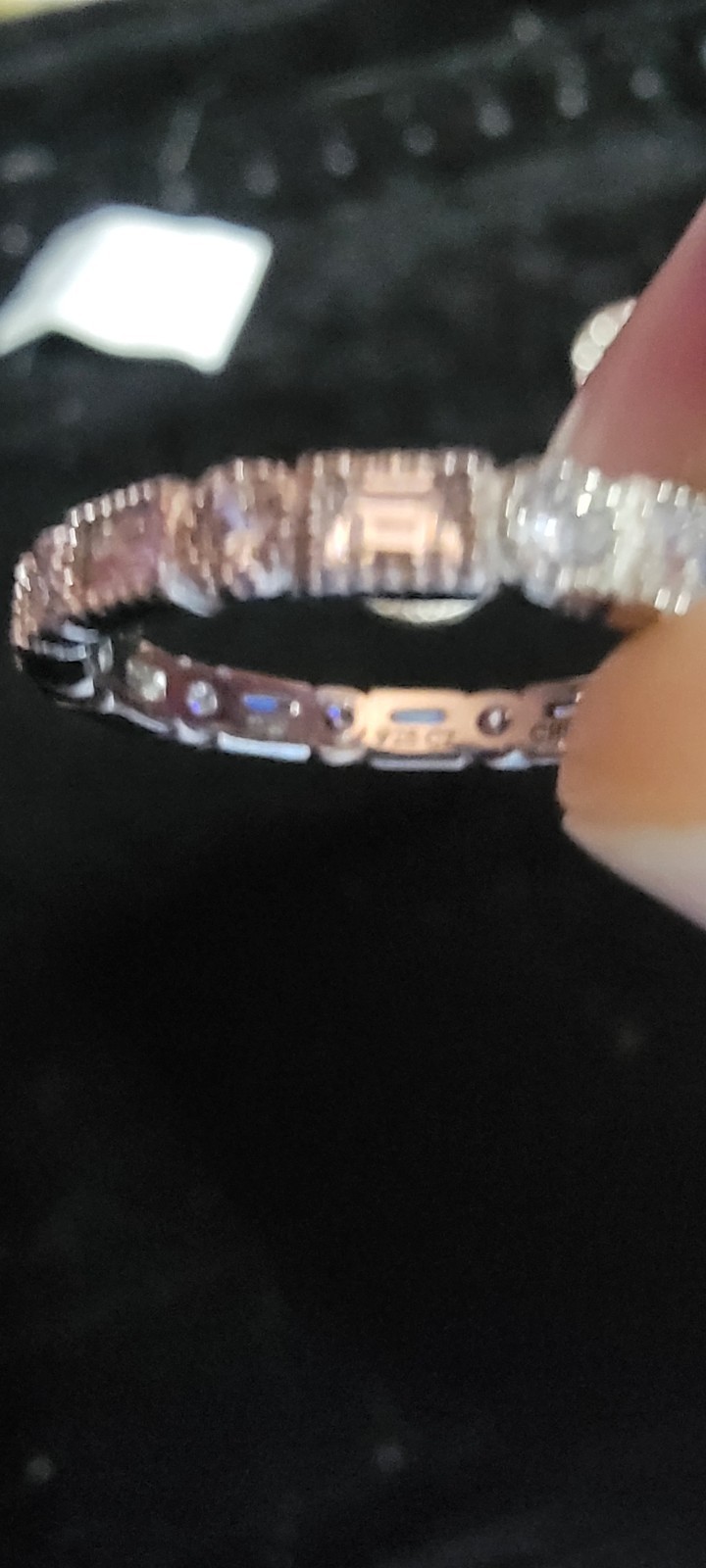 Epiphany Sterling Silver CZ Eternity Stack Ring Set Size 7 7.19g