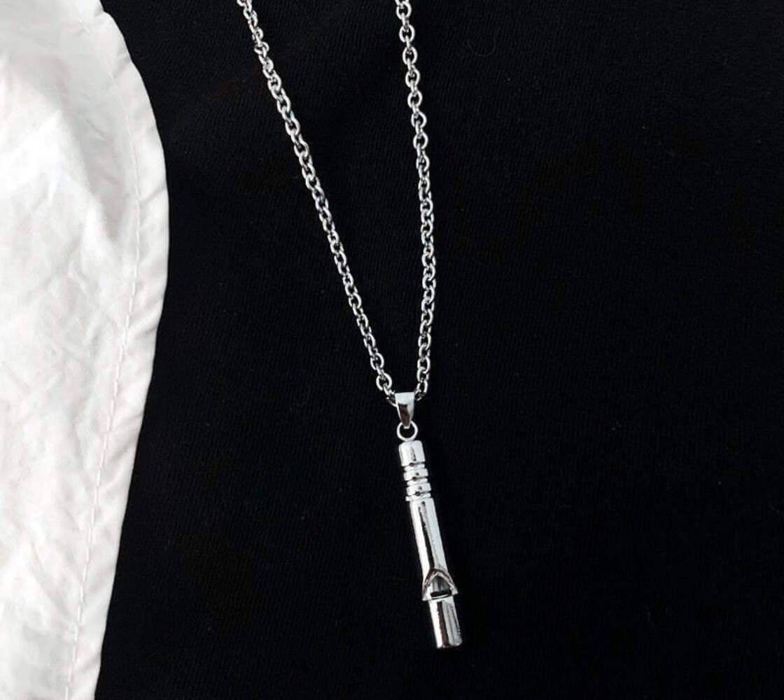 Self Defense Safety Whistle Necklace – Protection Accessory for Women & Men