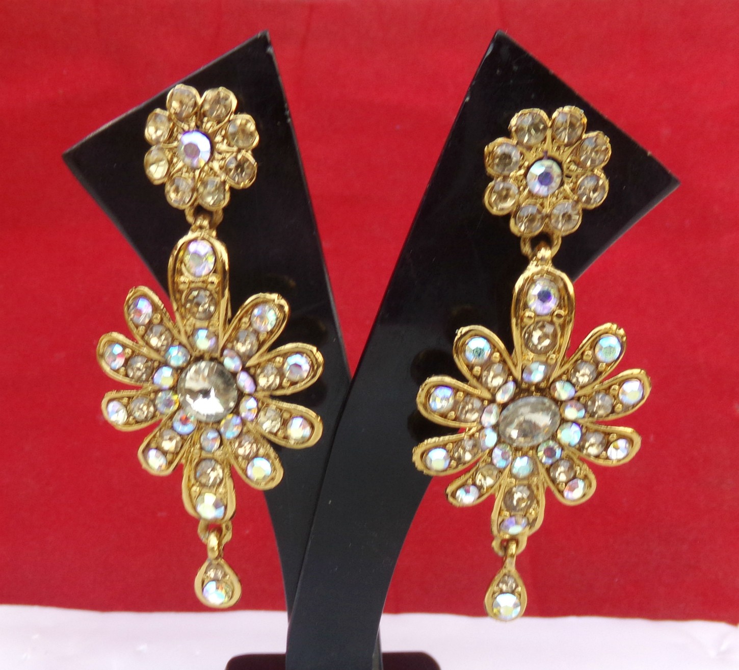 South Indian Traditional Gold Plated Pearl Jhumka Earrings for Girls and Women