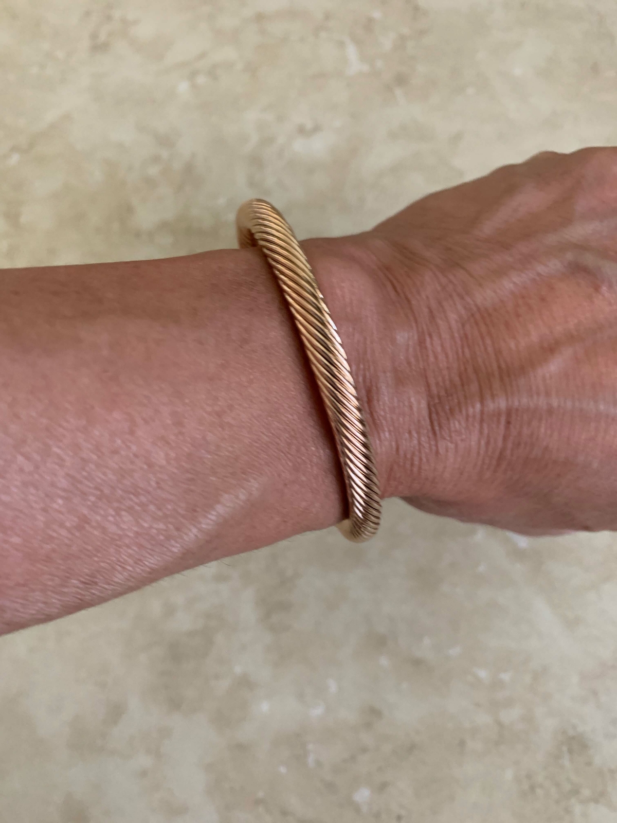 Pure Copper Magnetic Bracelet Bangle Arthritis Pain Relief Power Valentine Gift